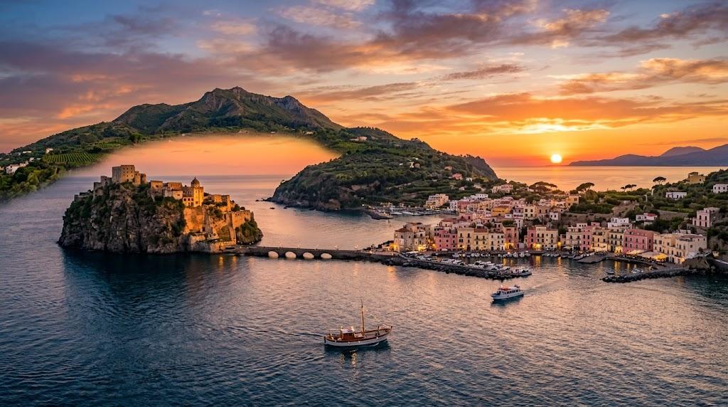 Ischia en barco: un refugio romántico entre el mar y la naturaleza